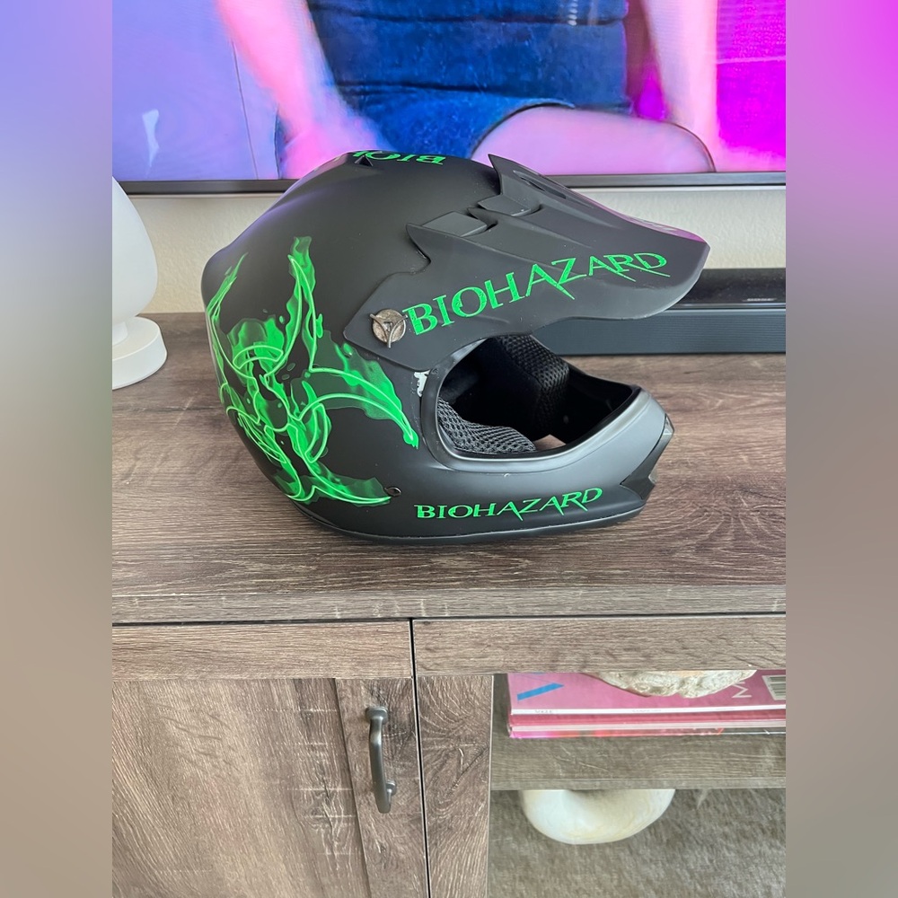 Biohazard helmet